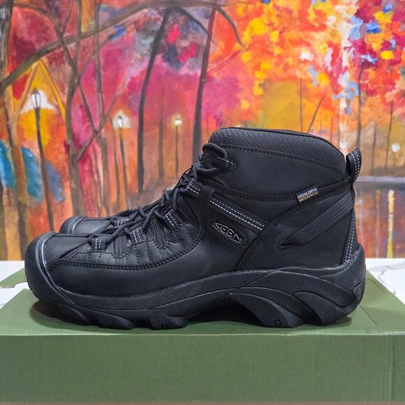 Keen Targhee II Mid Waterproof Size 11 Wide Men\'s Triple Black 1029104